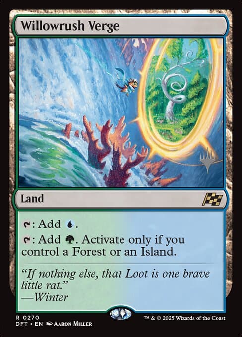 Willowrush Verge from Aetherdrift Promos (Rare)