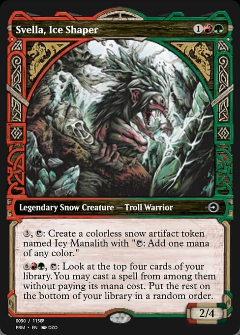 Svella, Ice Shaper from Magic Online Promos (Uncommon)