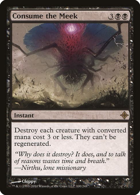Consume the Meek from Rise of the Eldrazi (Rare)