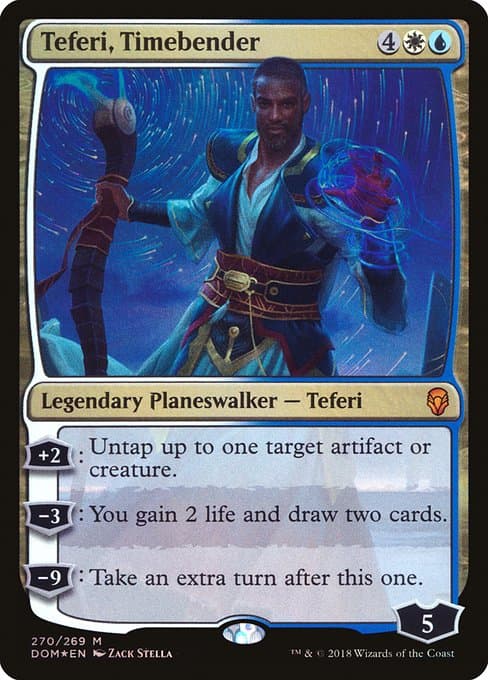 Teferi, Timebender from Dominaria (Mythic)
