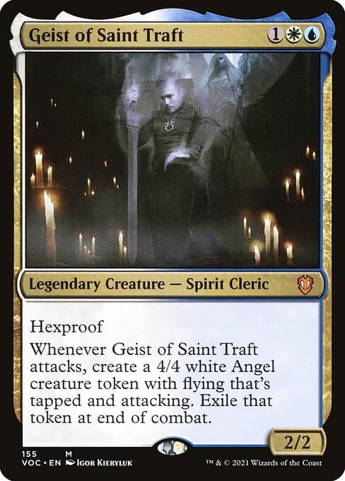 Geist of Saint Traft from Crimson Vow Commander (Mythic)
