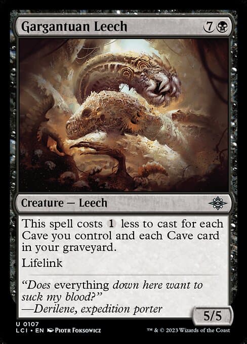 Gargantuan Leech (Uncommon)