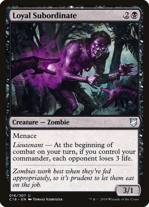 Loyal Subordinate from Commander 2018 (Uncommon)