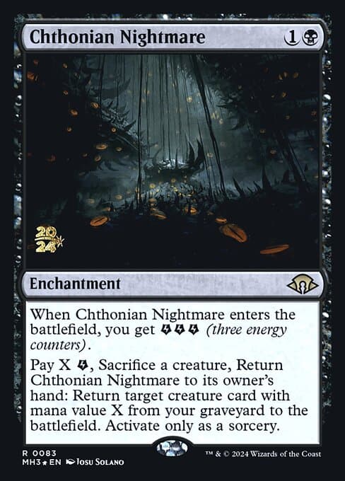 Chthonian Nightmare from Modern Horizons 3 Promos (Rare)