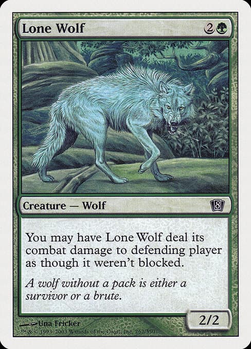 Lone Wolf from Eighth Edition (Common)