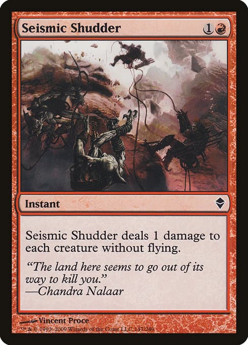 Seismic Shudder from Zendikar (Common)