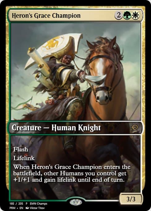Heron's Grace Champion from Magic Online Promos (Rare)