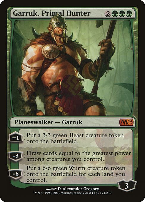 Garruk, Primal Hunter from Magic 2013 (Mythic)