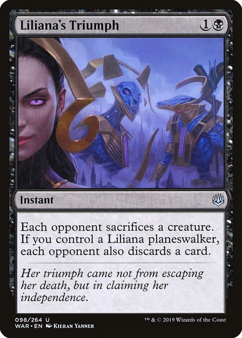 Liliana's Triumph from War of the Spark (Uncommon)
