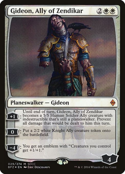 Gideon, Ally of Zendikar (Mythic)