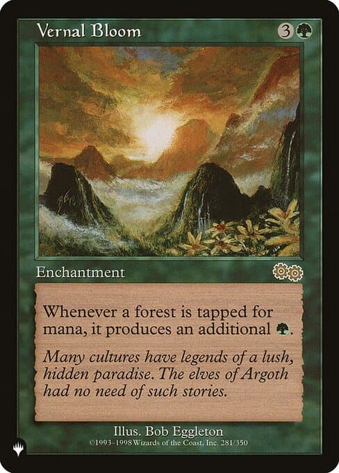Vernal Bloom from The List (Rare)