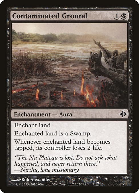 Contaminated Ground from Rise of the Eldrazi (Common)