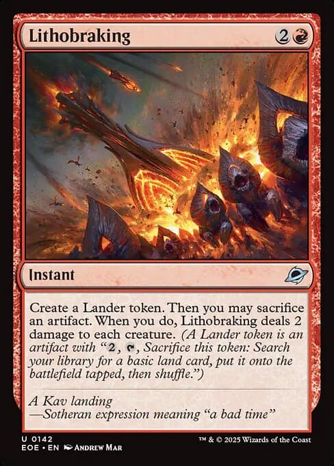 Lithobraking from Edge of Eternities (Uncommon)