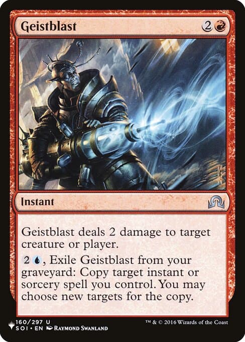 Geistblast from The List (Uncommon)