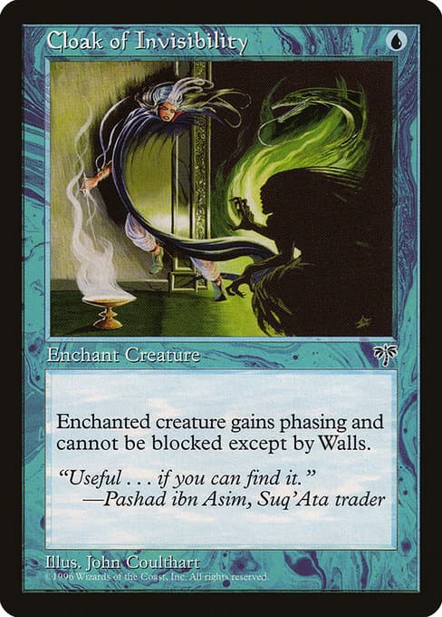 Cloak of Invisibility from Mirage (Common)