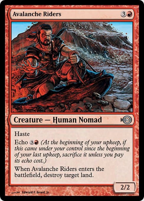 Avalanche Riders from Magic Online Promos (Uncommon)