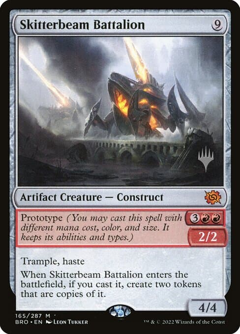 Skitterbeam Battalion from The Brothers' War Promos (Mythic)