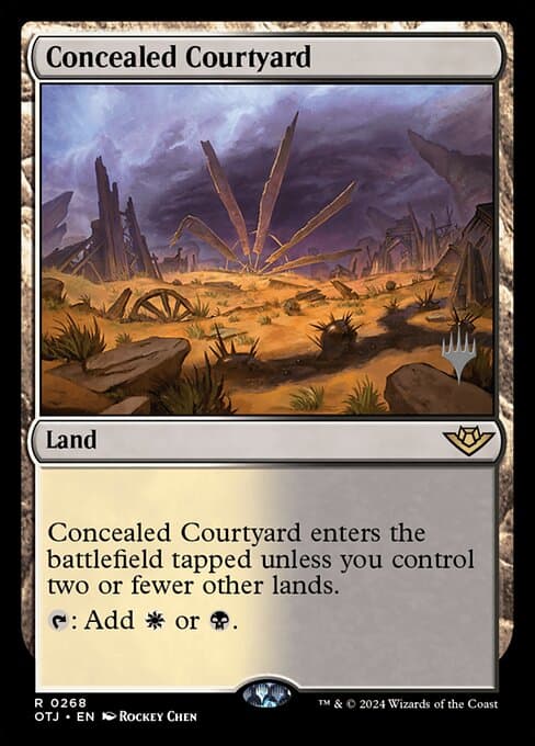 Concealed Courtyard from Outlaws of Thunder Junction Promos (Rare)