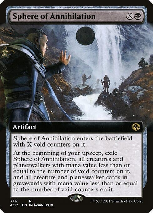 Sphere of Annihilation from Adventures in the Forgotten Realms (Rare)