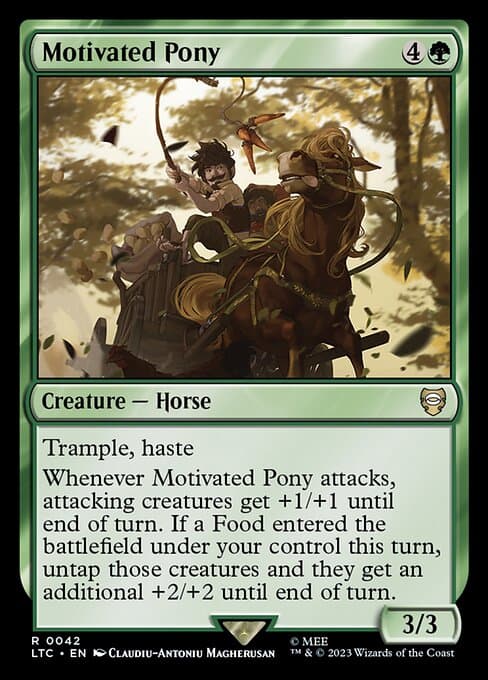 Motivated Pony from Tales of Middle-earth Commander (Rare)
