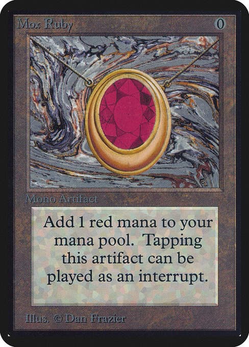 Mox Ruby from Limited Edition Alpha (Rare)