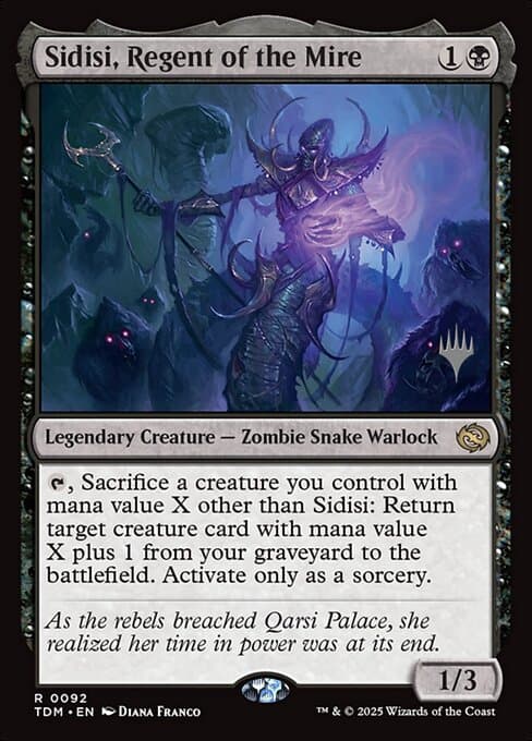 Sidisi, Regent of the Mire from Tarkir: Dragonstorm Promos (Rare)