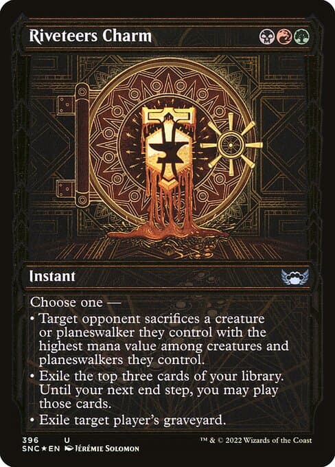 Riveteers Charm from Streets of New Capenna (Uncommon)