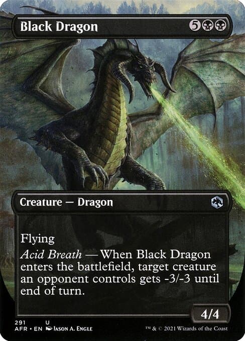 Black Dragon from Adventures in the Forgotten Realms (Uncommon)