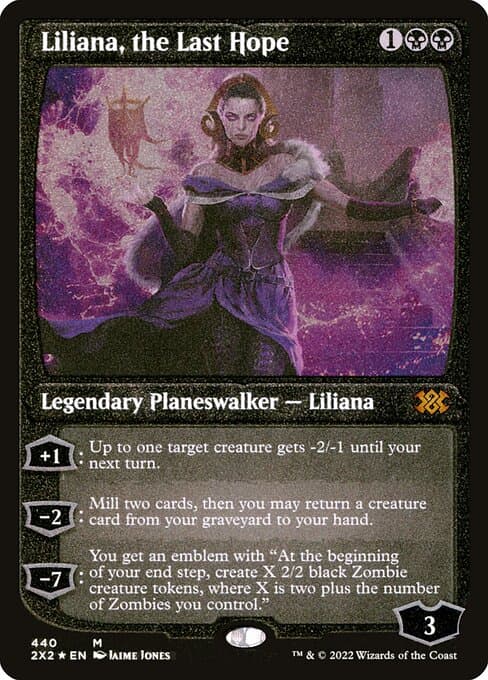 Liliana, the Last Hope from Double Masters 2022 (Mythic)