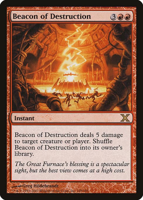 Beacon of Destruction from Tenth Edition (Rare)
