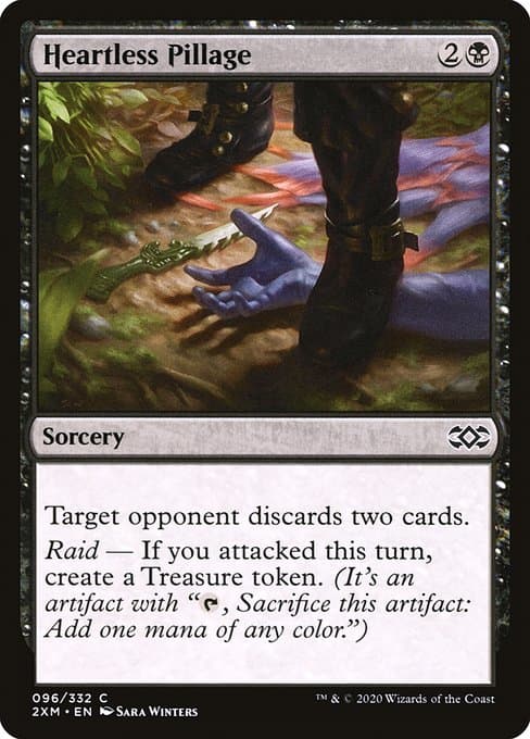 Heartless Pillage from Double Masters (Common)