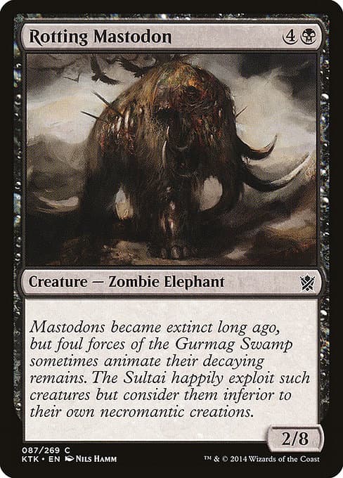 Rotting Mastodon from Khans of Tarkir (Common)