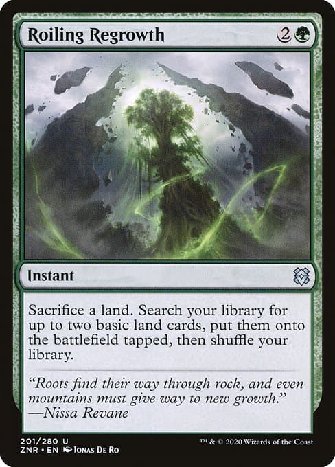Roiling Regrowth from Zendikar Rising (Uncommon)