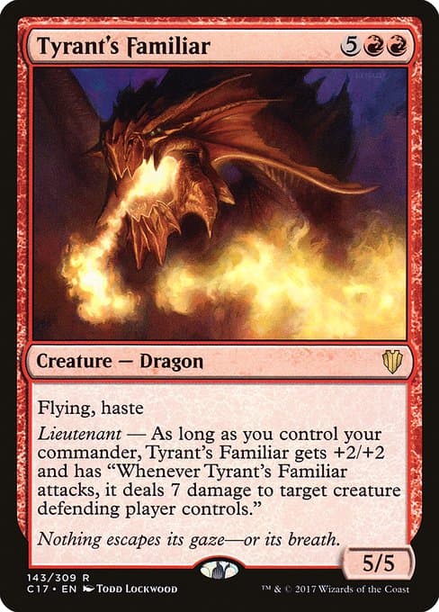 Tyrant's Familiar from Commander 2017 (Rare)