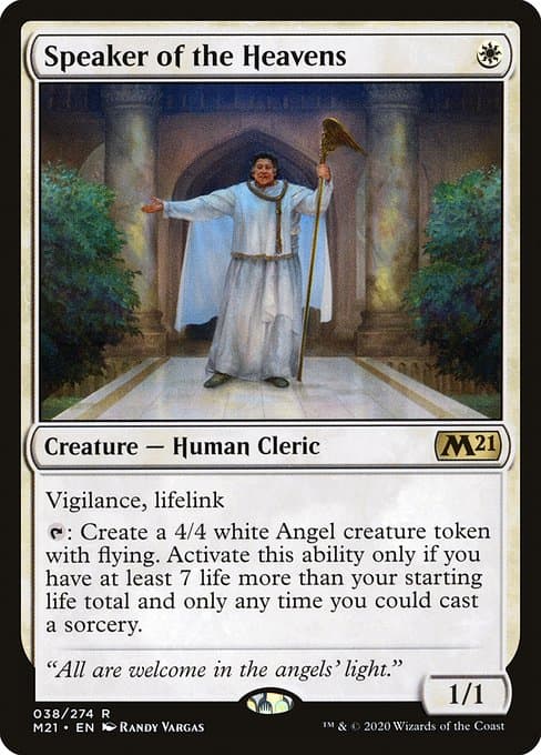 Speaker of the Heavens from Core Set 2021 (Rare)