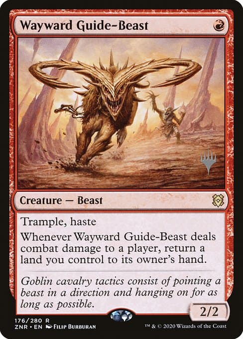 Wayward Guide-Beast from Zendikar Rising Promos (Rare)