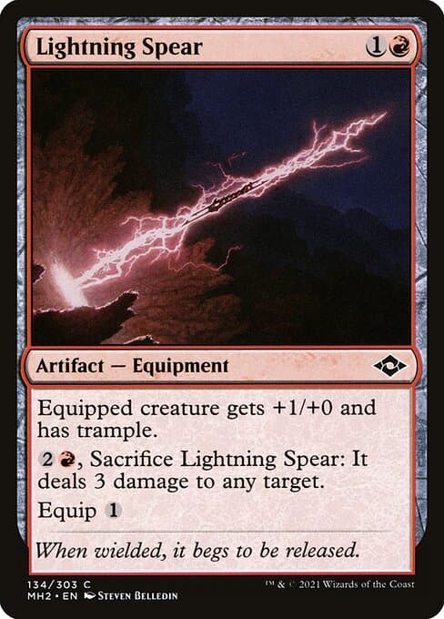 Lightning Spear from Modern Horizons 2 (Common)