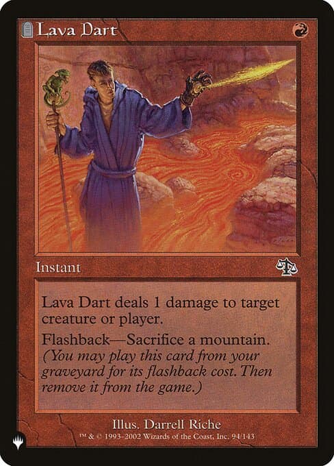 Lava Dart from The List (Common)