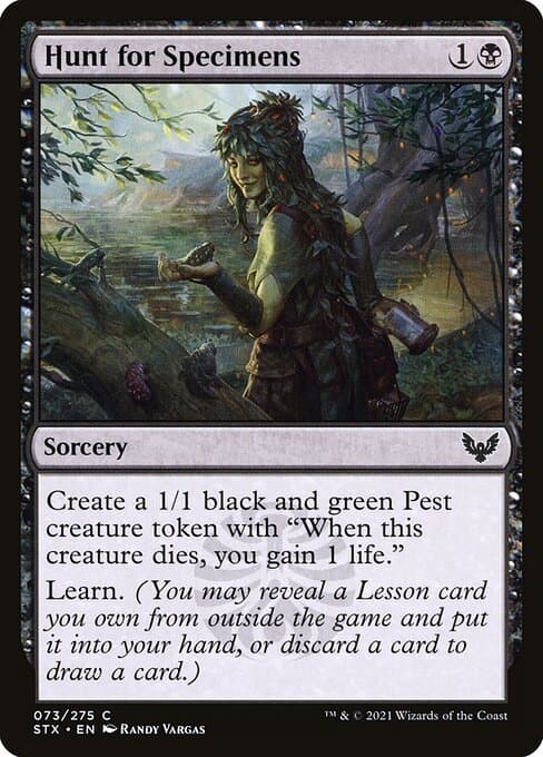 Hunt for Specimens from Strixhaven: School of Mages (Common)