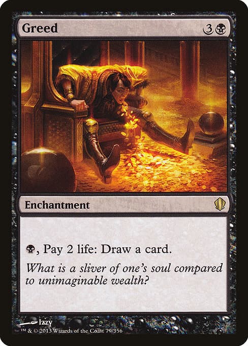 Greed from Commander 2013 (Rare)