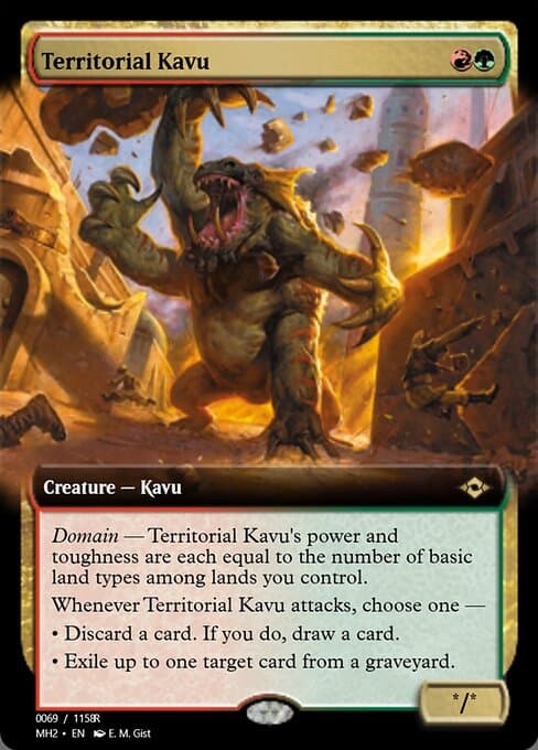 Territorial Kavu from Magic Online Promos (Rare)
