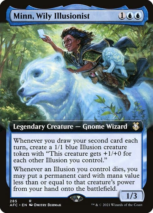 Minn, Wily Illusionist from Forgotten Realms Commander (Rare)