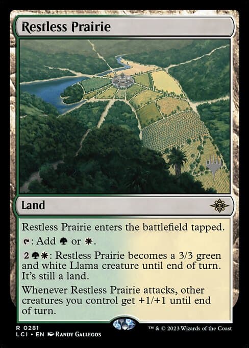 Restless Prairie from The Lost Caverns of Ixalan Promos (Rare)