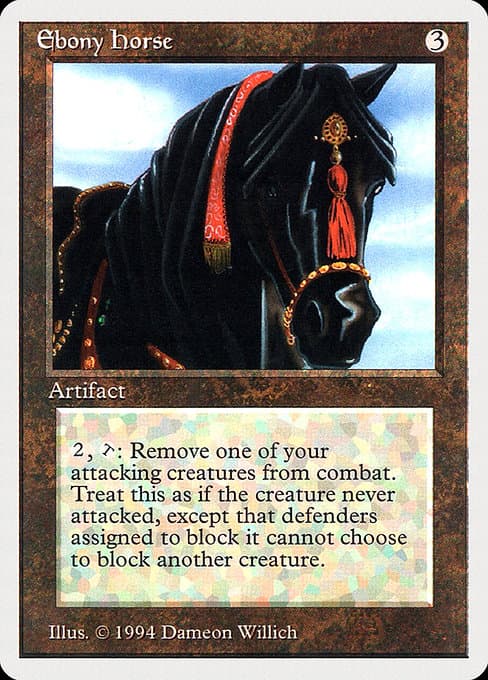 Ebony Horse from Summer Magic / Edgar (Rare)