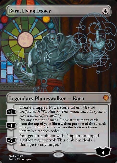 Karn, Living Legacy from Magic Online Promos (Mythic)