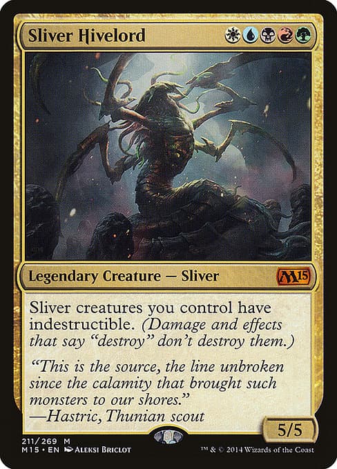 Sliver Hivelord from Magic 2015 (Mythic)