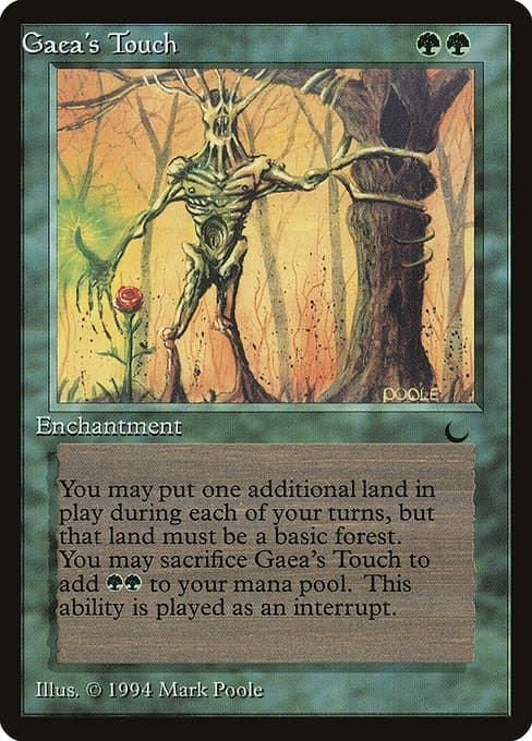 Gaea's Touch from The Dark (Common)