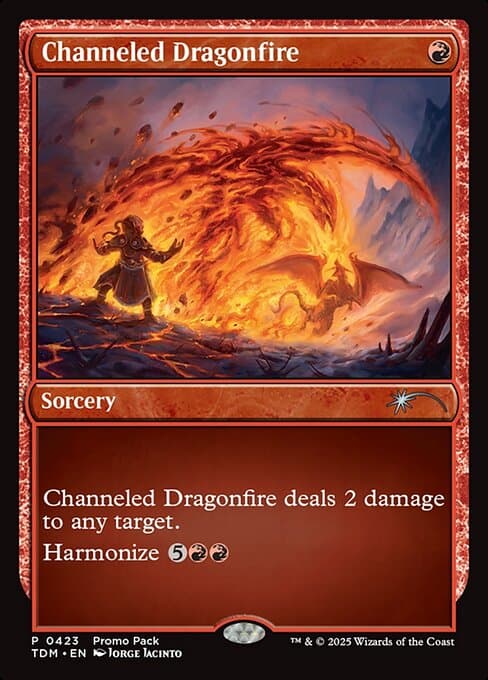 Channeled Dragonfire from Tarkir: Dragonstorm (Uncommon)