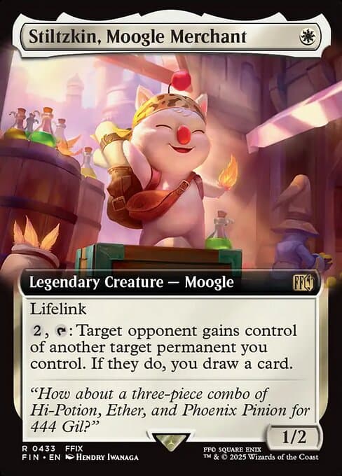 Stiltzkin, Moogle Merchant from Final Fantasy (Rare)