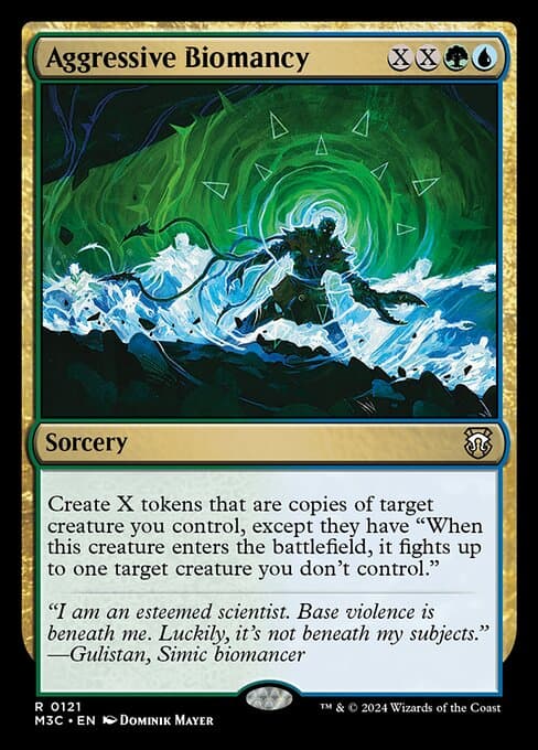 Aggressive Biomancy from Modern Horizons 3 Commander (Rare)